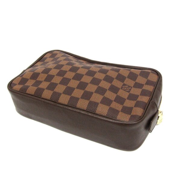LOUIS VUITTON Brown Damier Pouch - Picture 2 of 10